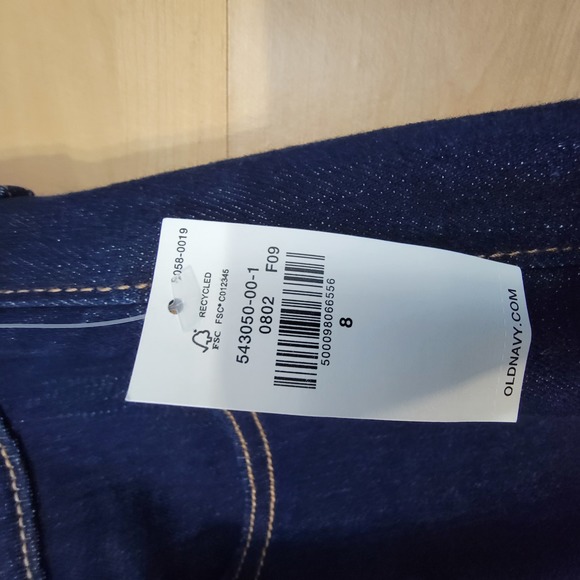 Old Navy | Jeans | Womens | High-Rise | 8 | Wide Leg | Blue - Picture 3 of 3